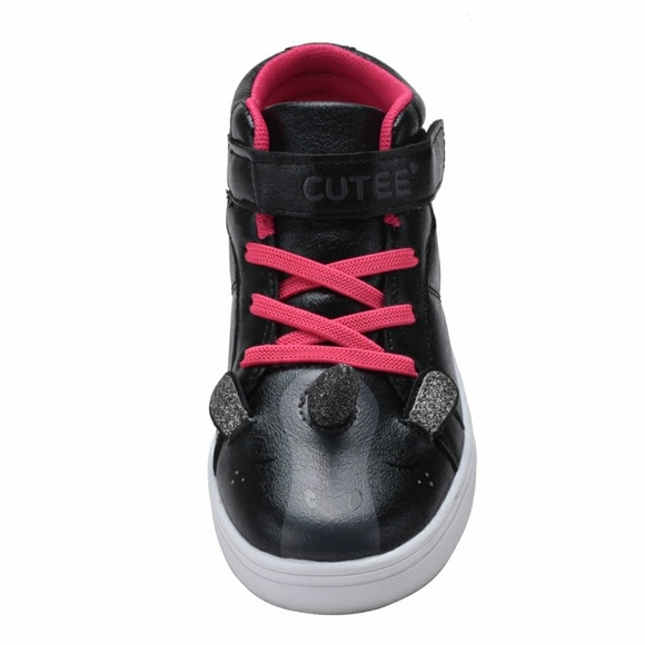 Girls Toddlers Hi -Top Unicorns Accent Sneakers - Picture 5 of 8